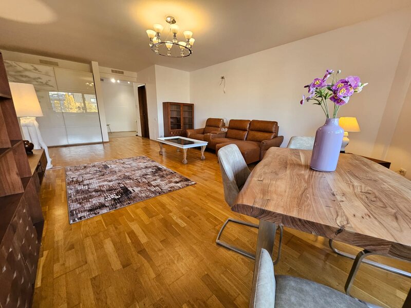 Herastrau Cartierul Francez apartament 3 camere, 130 mp/mobilat si utilat